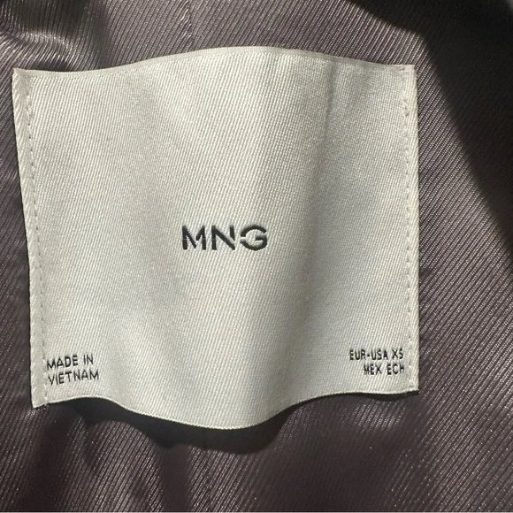 Mango taupe / brown oversized wool coat - XS - Picture 4 of 12